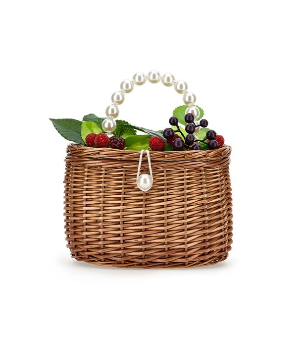 BORSA BAULETTO VIMINI