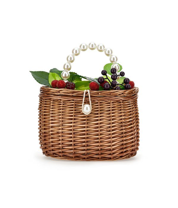 BORSA BAULETTO VIMINI