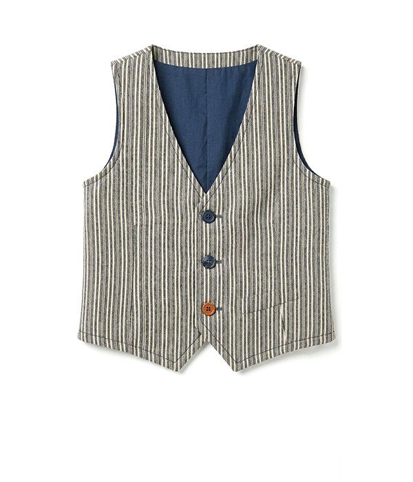 GILET MISTO LINO BAMBINO