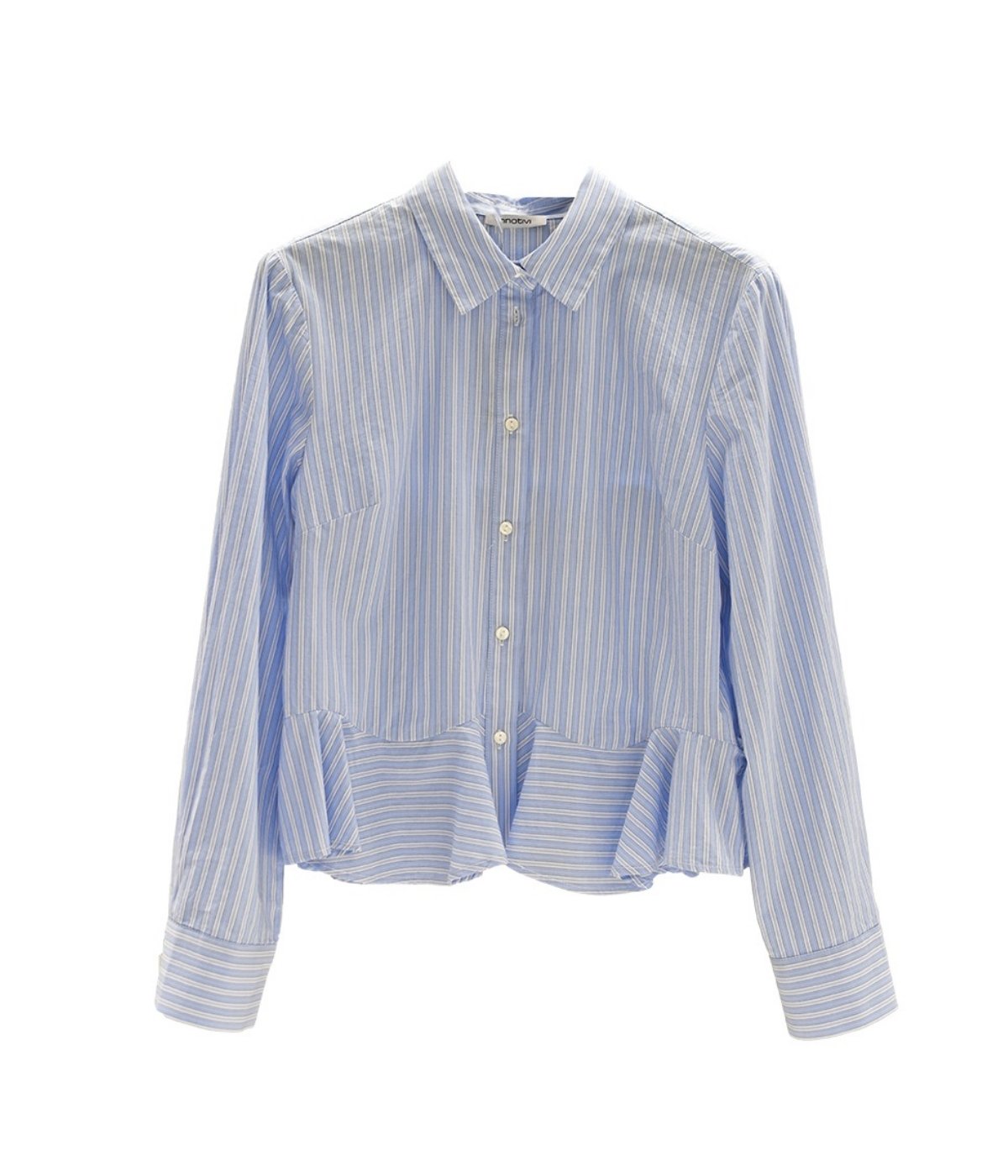 CAMICIA RIGATA CON PEPLO