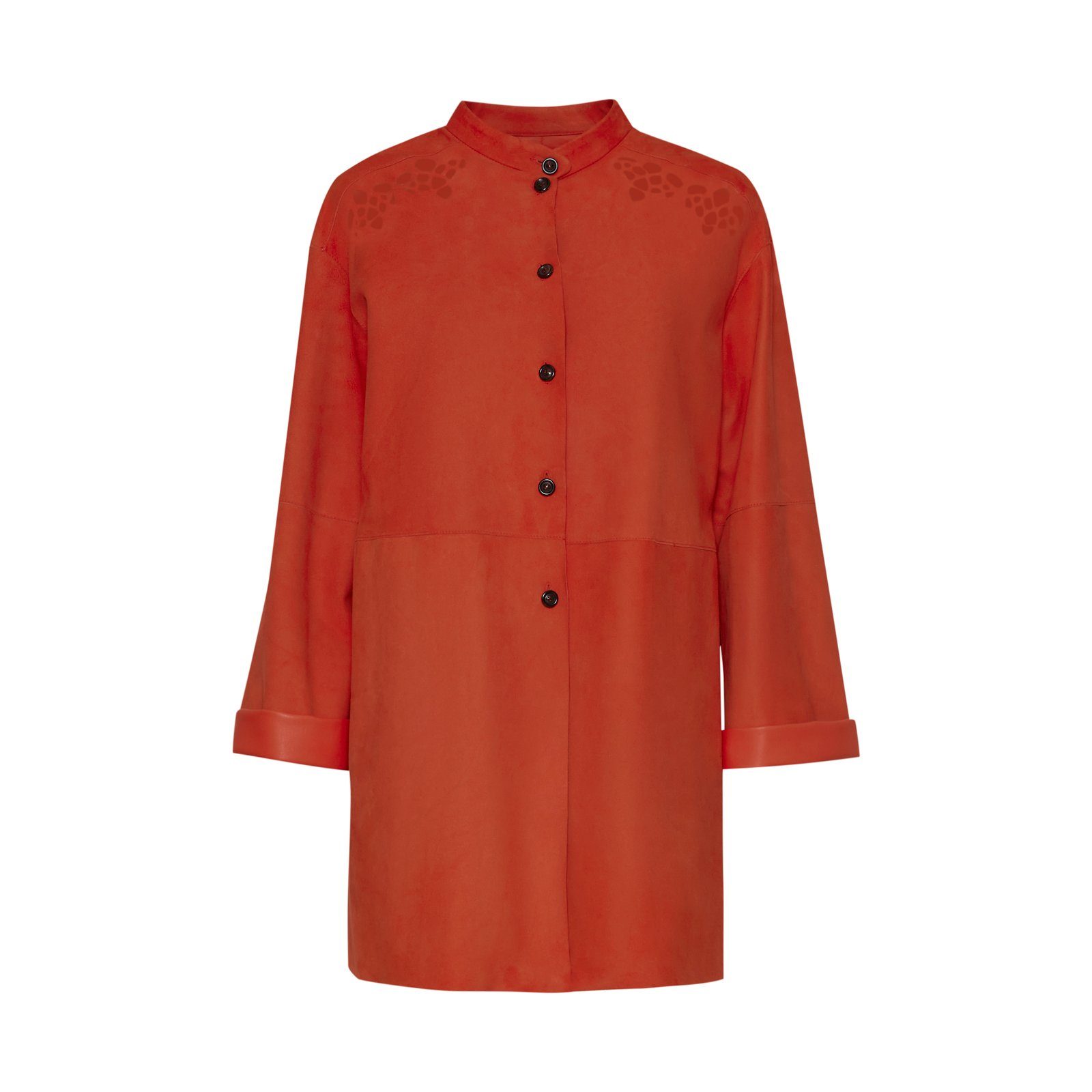 Orange suede jacket