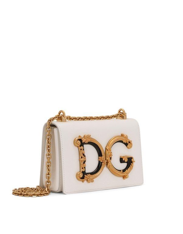 Nappa leather DG Girls shoulder bag