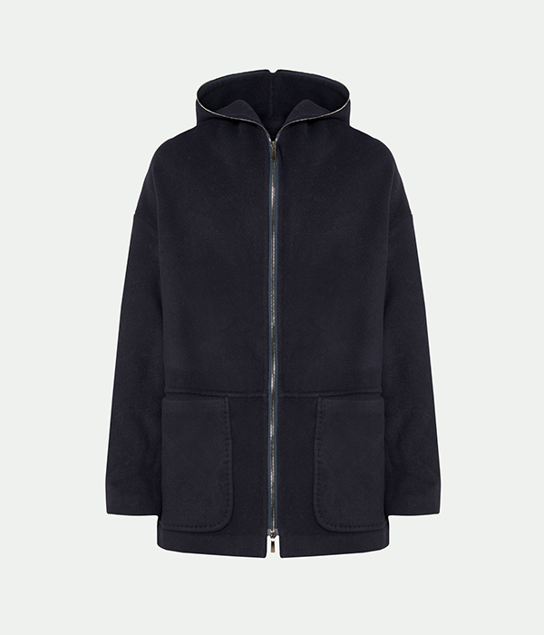 PARKA CON CAPPUCCIO E ZIP