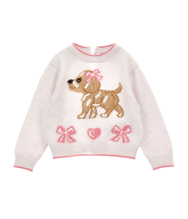 PULL INTARSIO DOG MERINOS BEBE