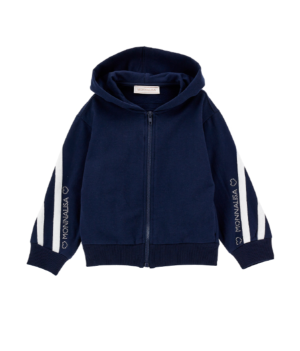 MONNALISA ZIP SWEATSHIRT