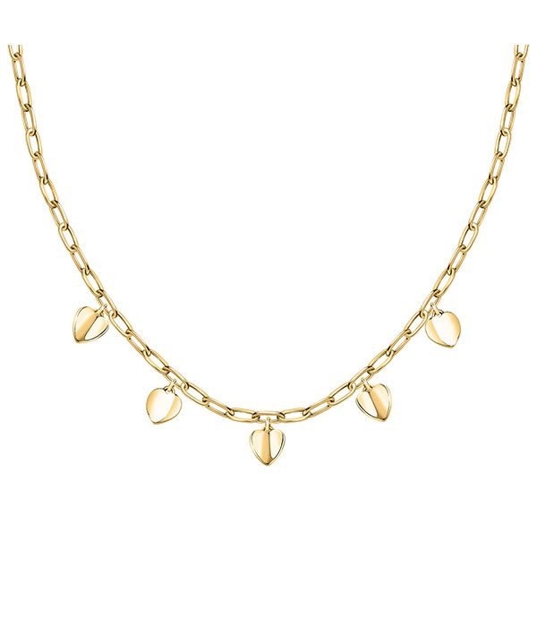 TALISMANI NECKL HEART SS YG 40+5CM